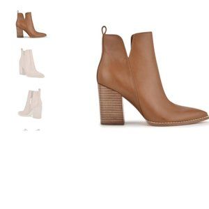 Nine West Birds Block Heel Booties (NWT)